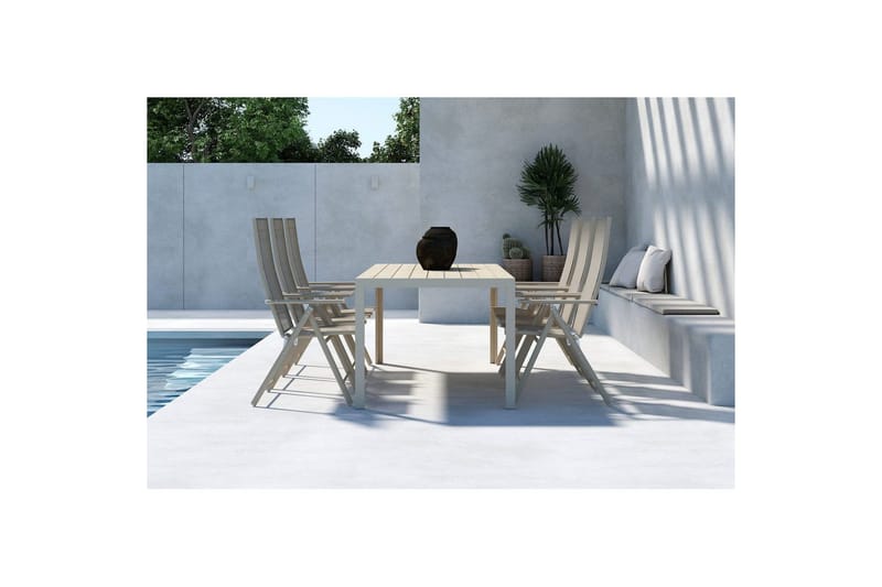 Spisegruppe Mirko, Levanzo - Beige - Havemøbler - Udendørsgruppe - Havesæt
