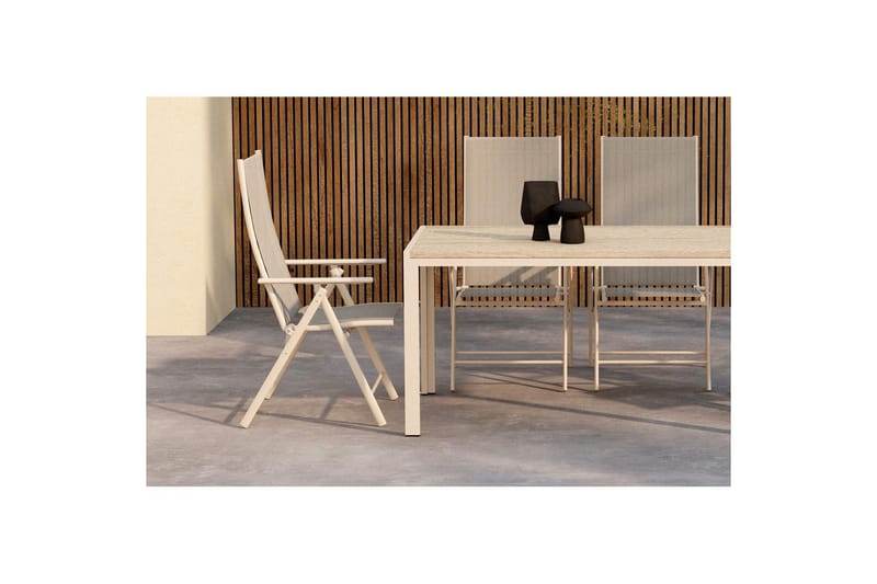 Spisegruppe Mirko 140x80x74, Levanzo - Beige - Havemøbler - Udendørsgruppe - Havesæt