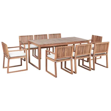 Spisegruppe Sassari II Premium - Off-White - Havemøbler - Udendørsgruppe - Havesæt