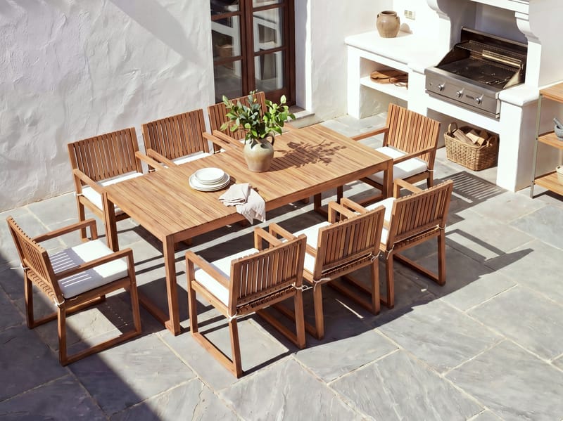 Spisegruppe Sassari II Premium - Off-White - Havemøbler - Udendørsgruppe - Havesæt