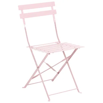 Spisegruppe udendørs 4-personers Fiori foldbar - pastelrosa - Havemøbler - Udendørsgruppe - Havesæt