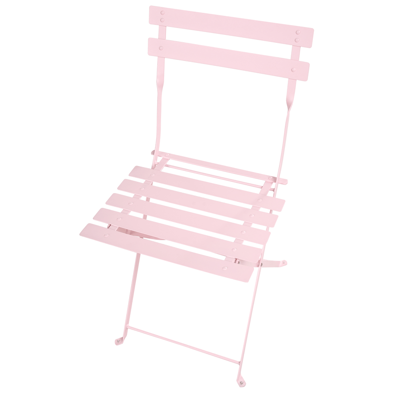 Spisegruppe udendørs 4-personers Fiori foldbar - pastelrosa - Havemøbler - Udendørsgruppe - Havesæt