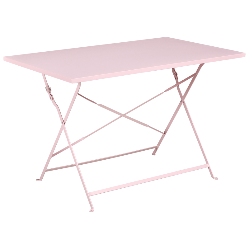 Spisegruppe udendørs 4-personers Fiori foldbar - pastelrosa - Havemøbler - Udendørsgruppe - Havesæt