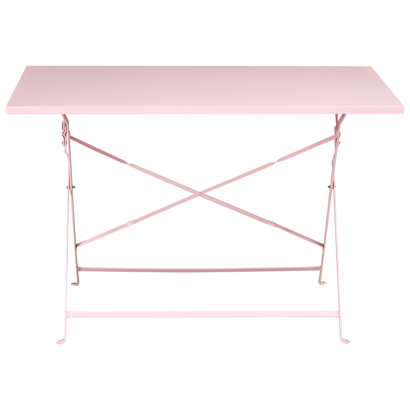 Spisegruppe udendørs 4-personers Fiori foldbar - pastelrosa - Havemøbler - Udendørsgruppe - Havesæt