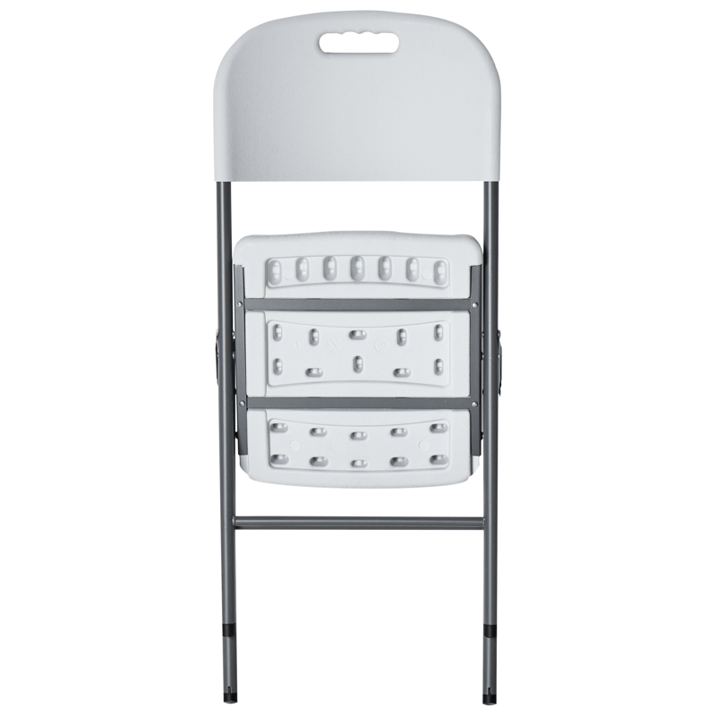 Spisegruppe udendørs 4-personers Cugnoli foldbar - Hvid/sølv - Havemøbler - Udendørsgruppe - Havesæt