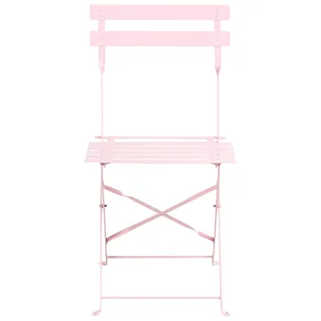Spisegruppe udendørs 4-personers Fiori foldbar - pastelrosa - Havemøbler - Udendørsgruppe - Havesæt