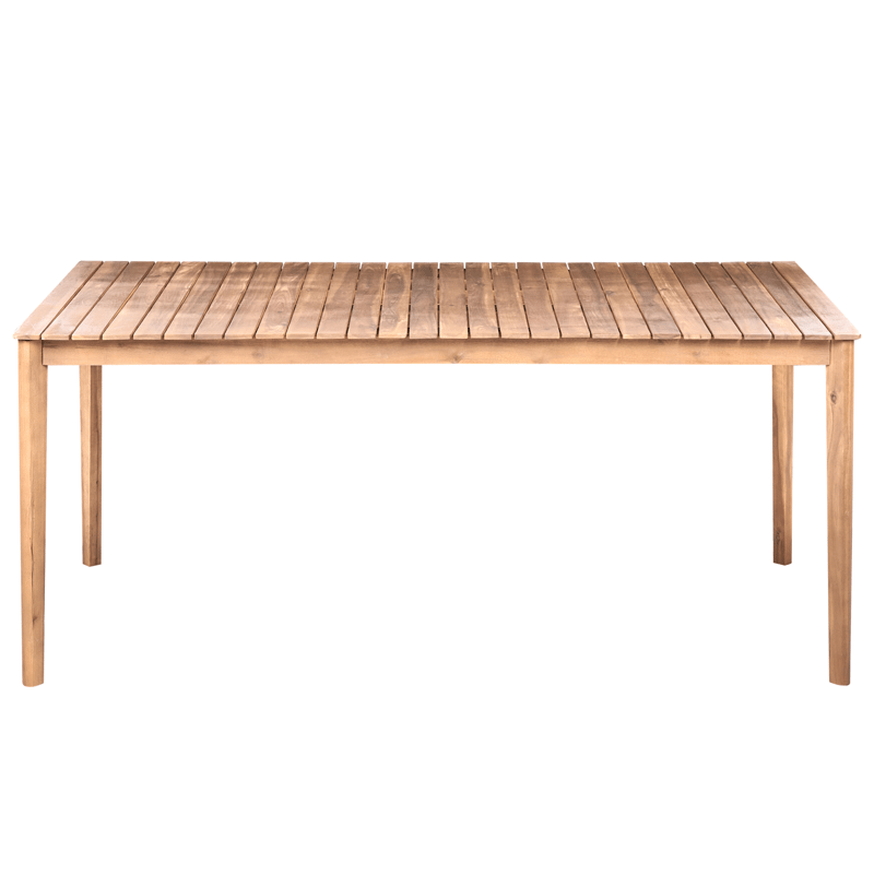 Spisegruppe udendørs 6-personers Jaco/Sumirago akacietræ - brun - Havemøbler - Udendørsgruppe - Havesæt