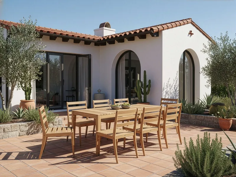 Spisegruppe udendørs 8-personers Chioggia akacietræ - brun - Havemøbler - Udendørsgruppe - Havesæt