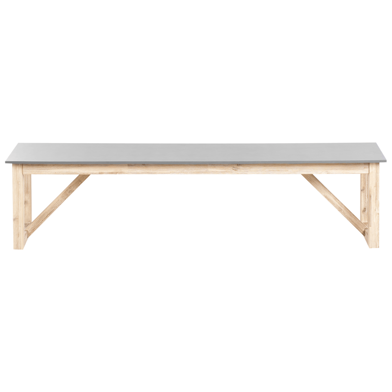 Spisegruppe udendørs med bænke Notteri Beton - grå/brun - Havemøbler - Udendørsgruppe - Havesæt