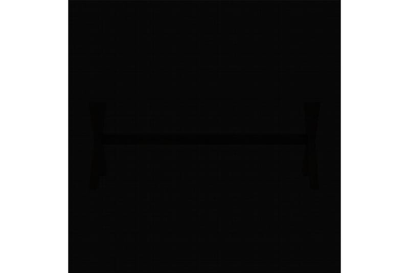 Trädgårdsmöbelset Beliani Olbia 6-sits Krämvit/svart/ljust trä Cream white||Black||Light wood - Havemøbler - Udendørsgruppe - Havesæt