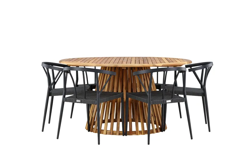 Tucumán Spisegruppe + 6 stole, Natur