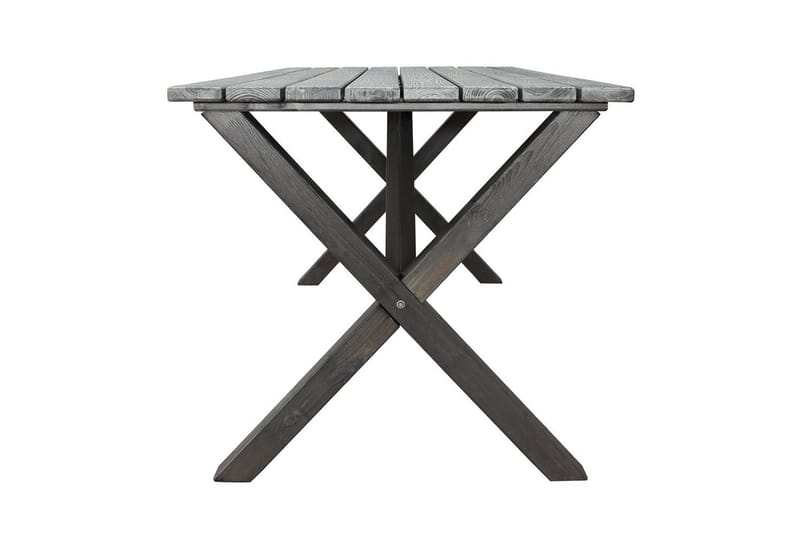 Udendørs møbelgruppe 150 cm Bord & 4 Belize naturel stole Grå - Grå - Havemøbler - Udendørsgruppe - Havesæt