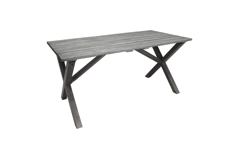 Udendørs møbelgruppe 150 cm Bord & 4 Merida naturel stole Grå - Grå - Havemøbler - Udendørsgruppe - Havesæt