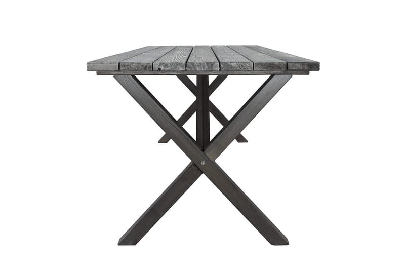 Udendørs møbelgruppe 190 cm Bord & 6 Belize grå stole Grå - Grå - Havemøbler - Udendørsgruppe - Havesæt