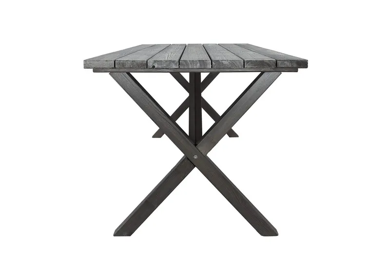 Udendørs møbelgruppe 190 cm Bord & 6 Belize naturlige stole Grå - Grå - Havemøbler - Udendørsgruppe - Havesæt