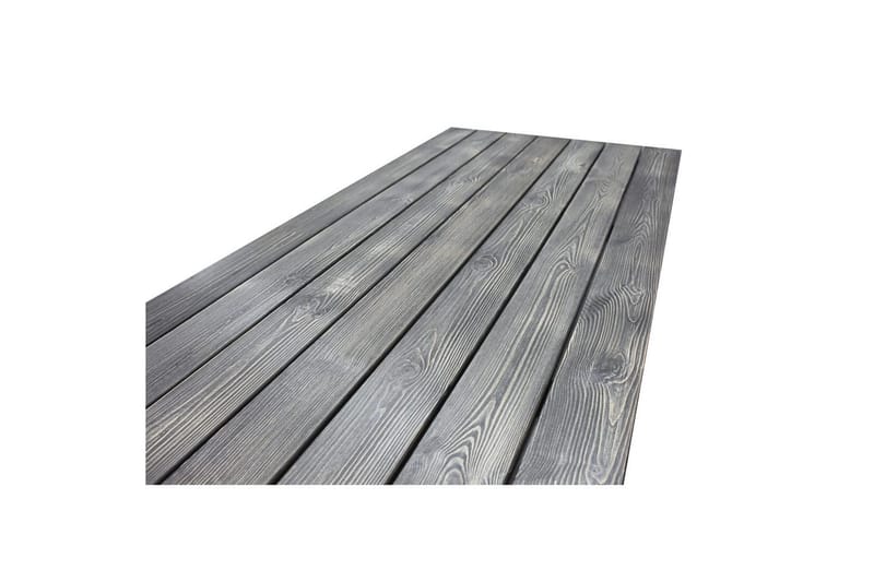 Udendørs møbelgruppe 190 cm Bord & 6 Belize naturlige stole Grå - Grå - Havemøbler - Udendørsgruppe - Havesæt