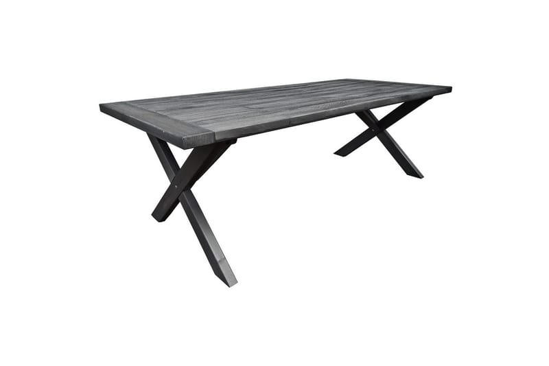 Udendørs møbelgruppe 220 cm bord & 6 Merida naturlig stole Grå - Grå - Havemøbler - Udendørsgruppe - Havesæt