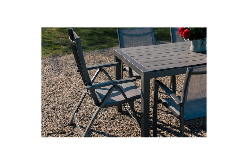 Udendørs møbelgruppe Lifestyle Garden Solana 163 cm 4 carverlænestole + 2 pos. lænestole - 4 carverlænestole + 2 pos. lænestole - Havemøbler - Udendørsgruppe - Havesæt
