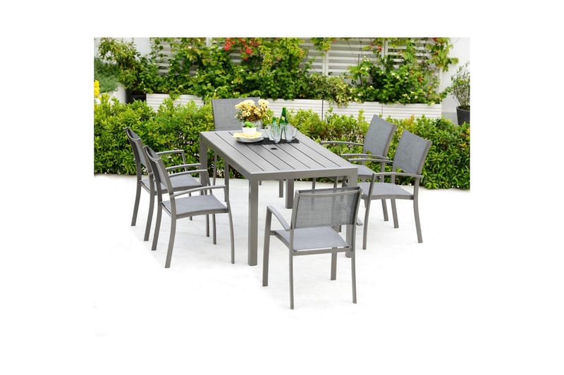 Udendørs møbelgruppe Lifestyle Garden Solana 163 cm 4 carverlænestole - 4 carverlænestole - Havemøbler - Udendørsgruppe - Havesæt