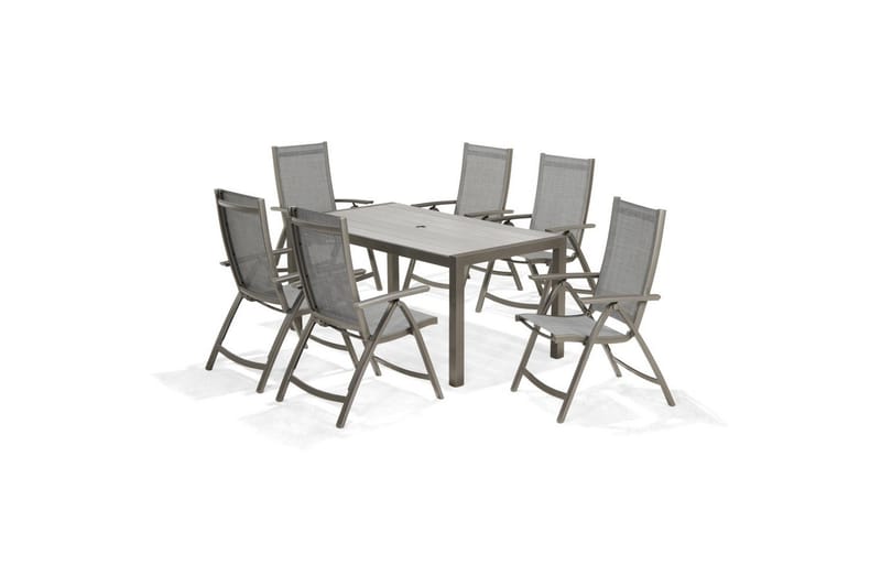 Udendørs møbelgruppe Lifestyle Garden Solana 163 cm 6 positionsstole - 6 positionsstole - Havemøbler - Udendørsgruppe - Havesæt