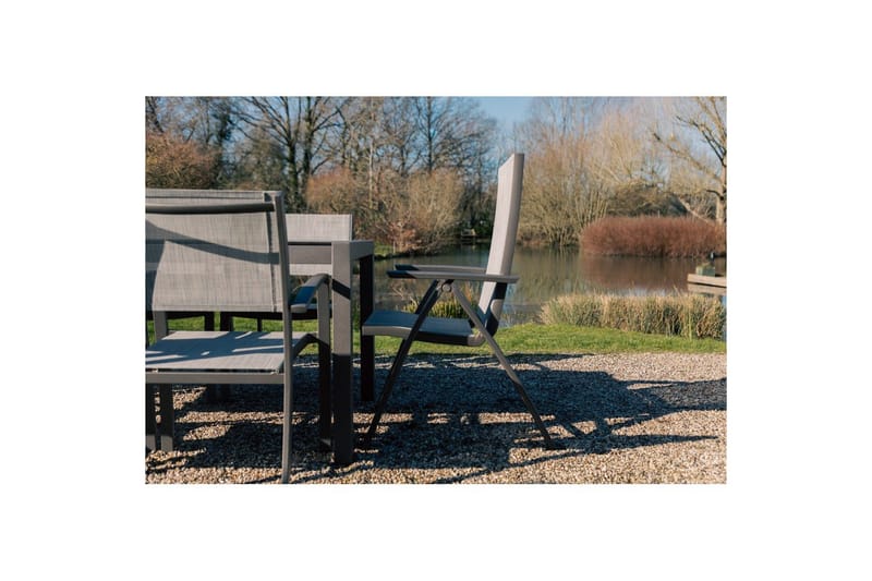 Udendørs møbelgruppe Lifestyle Garden Solana 201 cm 6 carverstole + 2 positionsstole - 6 carverstole + 2 positionsstole - Havemøbler - Udendørsgruppe - Havesæt