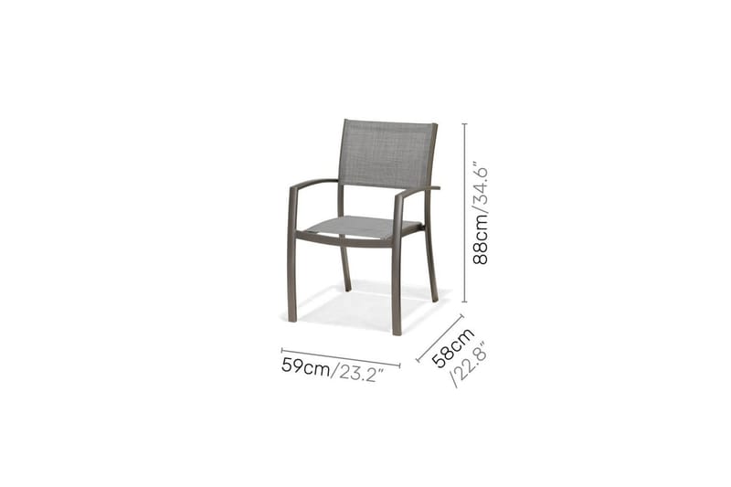 Udendørs møbelgruppe Lifestyle Garden Solana 201 cm 6 carverstole + 2 positionsstole - 6 carverstole + 2 positionsstole - Havemøbler - Udendørsgruppe - Havesæt