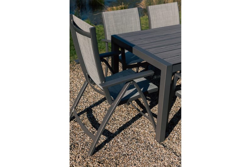Udendørs møbelgruppe Lifestyle Garden Solana 201 cm 6 carverstole + 2 positionsstole - 6 carverstole + 2 positionsstole - Havemøbler - Udendørsgruppe - Havesæt