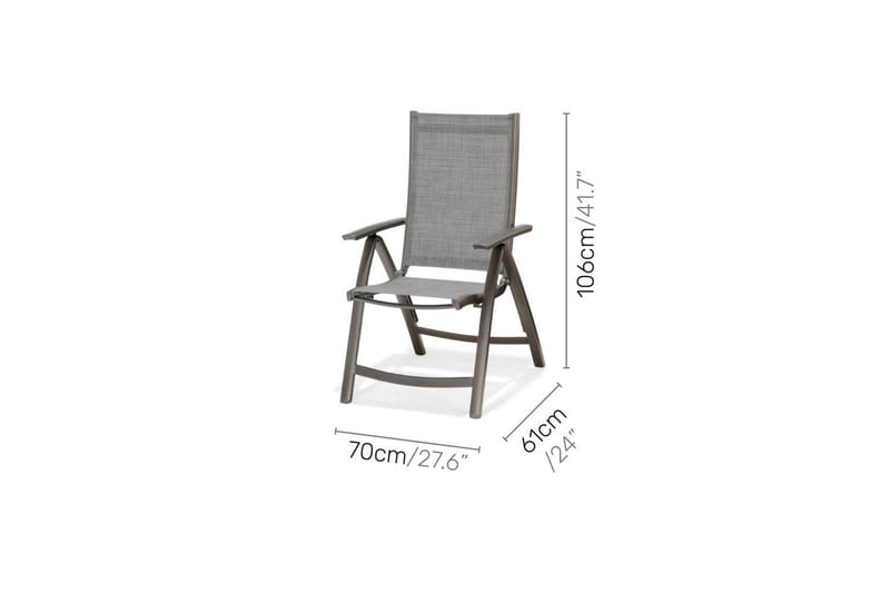 Udendørs møbelgruppe Lifestyle Garden Solana 201 cm 6 positionsstole - 6 positionsstole - Havemøbler - Udendørsgruppe - Havesæt