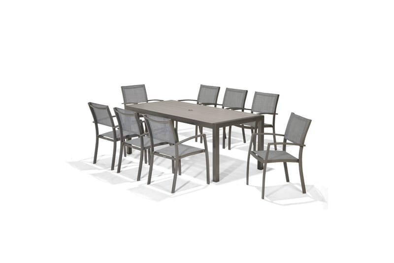Udendørs møbelgruppe Lifestyle Garden Solana 201 cm 8 carverstole - 8 carverstole - Havemøbler - Udendørsgruppe - Havesæt
