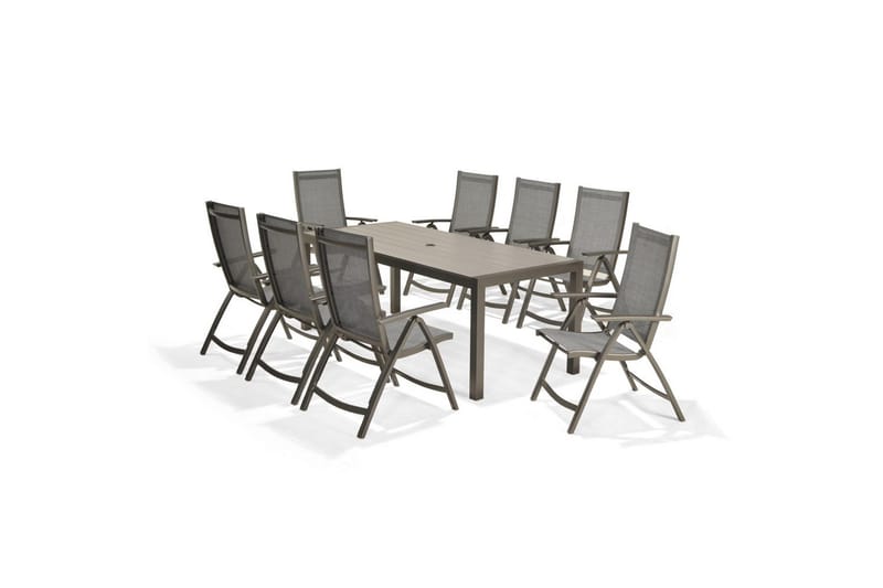 Udendørs møbelgruppe Lifestyle Garden Solana 201 cm 8 pos. lænestol - 8 pos. lænestol - Havemøbler - Udendørsgruppe - Havesæt