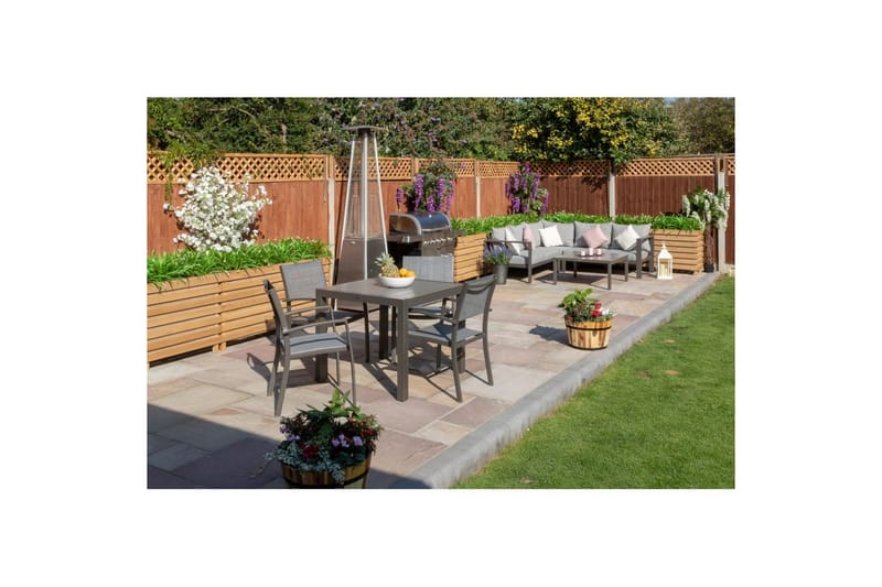 Udendørs møbelgruppe Lifestyle Garden Solana 88 cm 4 carverlænestole - 4 carverlænestole - Havemøbler - Udendørsgruppe - Havesæt
