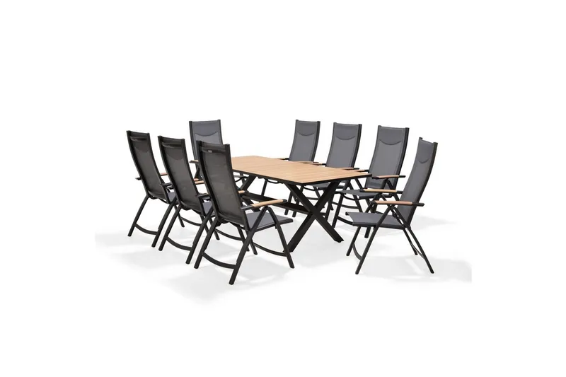 Udendørs møbelgruppe Lifestyle Garden Panama 200 cm 8 pos. lænestol, 8 pos. lænestol