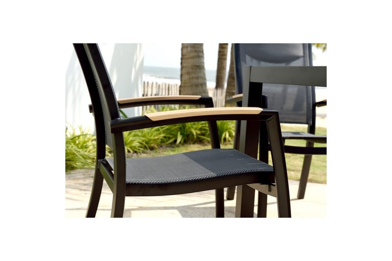 Udendørs møbelgruppe Lifestyle Garden Panama 90 cm 4 stabelbare lænestole - 4 stabelbare lænestole - Havemøbler - Udendørsgruppe - Havesæt