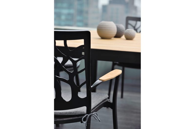 Udendørs møbelgruppe Lifestyle Garden Portals 161 cm 6 træskærer stole - 6 træskærer stole - Havemøbler - Udendørsgruppe - Havesæt