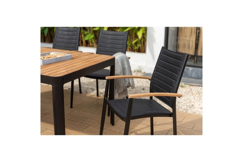 Udendørs møbelgruppe Lifestyle Garden Portals 161 cm 4 lidt carverlænestole - 4 lidt carverlænestole - Havemøbler - Udendørsgruppe - Havesæt