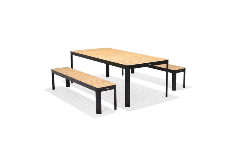 Udendørs møbelgruppe Lifestyle Garden Portals 209 cm 2 bænke, 2 bænke