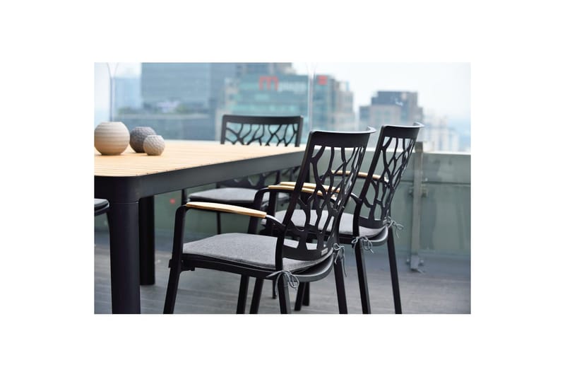 Udendørs møbelgruppe Lifestyle Garden Portals 161 cm 6 træskærer stole - 6 træskærer stole - Havemøbler - Udendørsgruppe - Havesæt