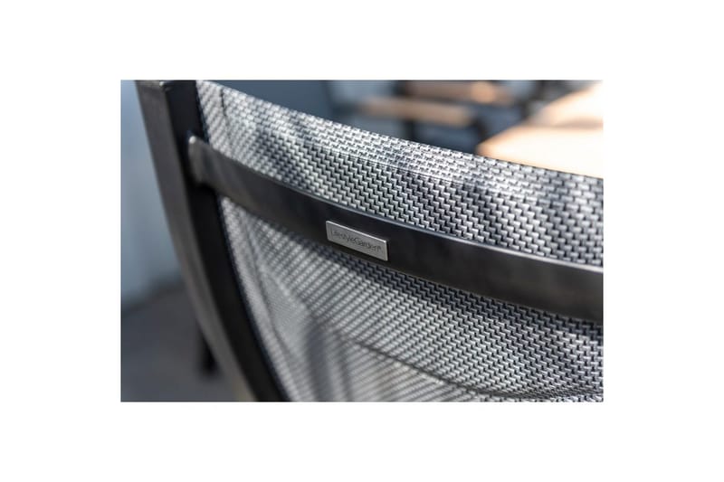 Udendørs møbelgruppe Lifestyle Garden Panama 200 cm 6 stablebare stole + 2 positionsstole - 6 stablebare stole + 2 positionsstole - Havemøbler - Udendørsgruppe - Havesæt