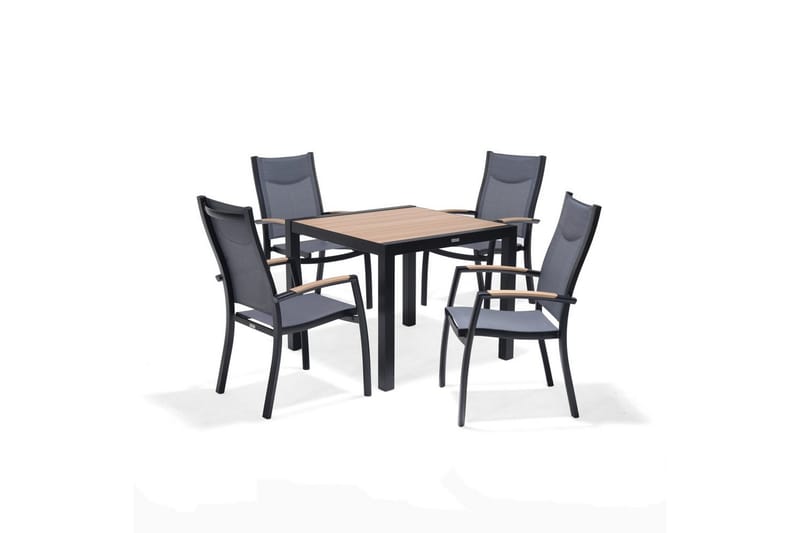 Udendørs møbelgruppe Lifestyle Garden Panama 90 cm 4 stabelbare lænestole - 4 stabelbare lænestole - Havemøbler - Udendørsgruppe - Havesæt