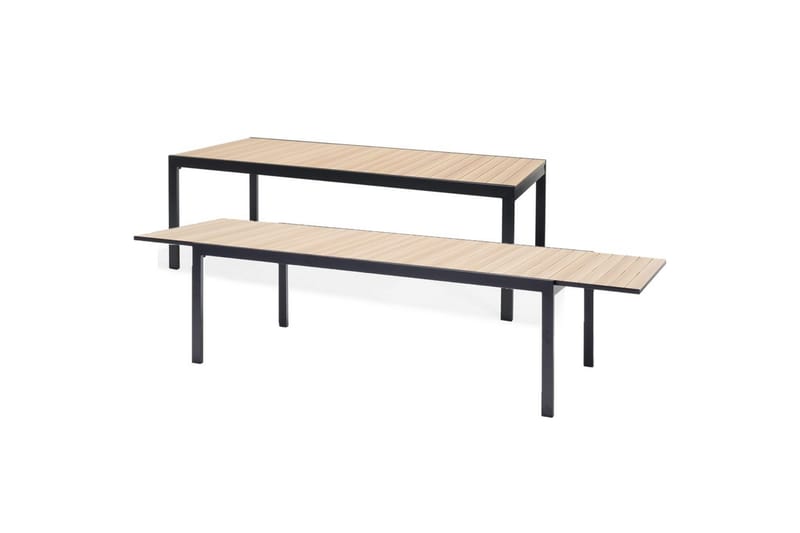 Udendørs møbelgruppe Lifestyle Garden Panama 210-300 cm 6 stablebare stole + 2 positionsstole - 6 stablebare stole + 2 positionsstole - Havemøbler - Udendørsgruppe - Havesæt