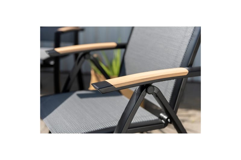 Udendørs møbelgruppe Lifestyle Garden Panama 200 cm 6 stablebare stole + 2 positionsstole - 6 stablebare stole + 2 positionsstole - Havemøbler - Udendørsgruppe - Havesæt