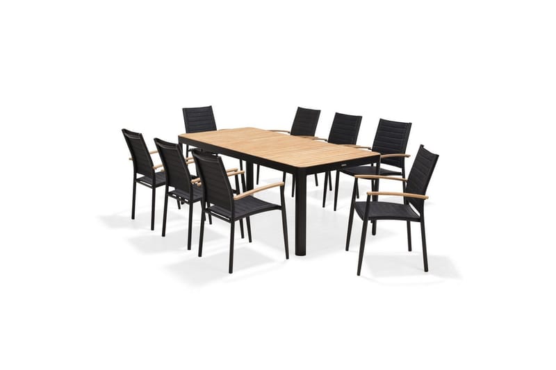 Udendørs møbelgruppe Lifestyle Garden Portals 209 cm 8 små carverstole - 8 små carverstole - Havemøbler - Udendørsgruppe - Havesæt