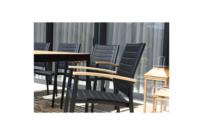 Udendørs møbelgruppe Lifestyle Garden Portals 209 cm 5 lette skærebrædder + bænk - 5 lette skærebrædder + bænk - Havemøbler - Udendørsgruppe - Havesæt