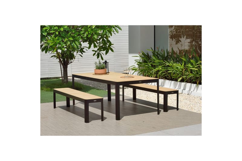Udendørs møbelgruppe Lifestyle Garden Portals 161 cm 2 bænke - 2 bænke - Havemøbler - Udendørsgruppe - Havesæt