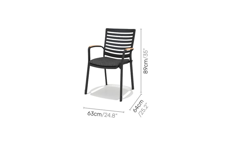 Udendørs møbelgruppe Lifestyle Garden Portals 95 cm 4 carverlænestole - 4 carverlænestole - Havemøbler - Udendørsgruppe - Havesæt