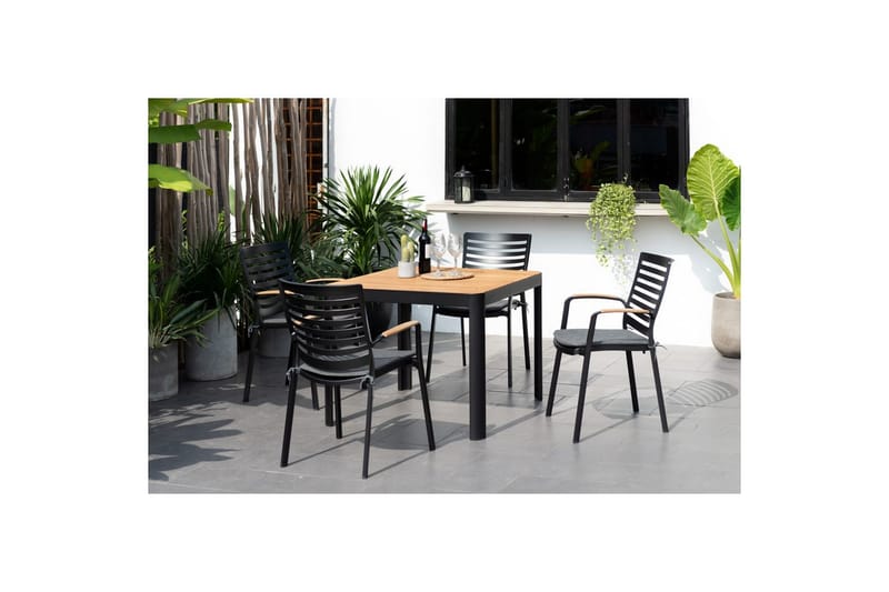 Udendørs møbelgruppe Lifestyle Garden Portals 95 cm 4 carverlænestole - 4 carverlænestole - Havemøbler - Udendørsgruppe - Havesæt