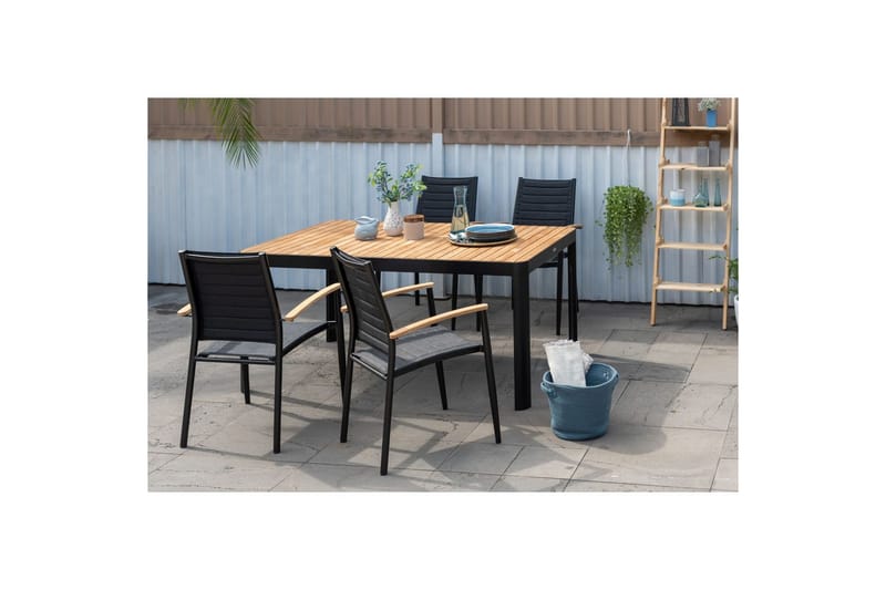 Udendørs møbelgruppe Lifestyle Garden Portals 161 cm 4 lidt carverlænestole - 4 lidt carverlænestole - Havemøbler - Udendørsgruppe - Havesæt