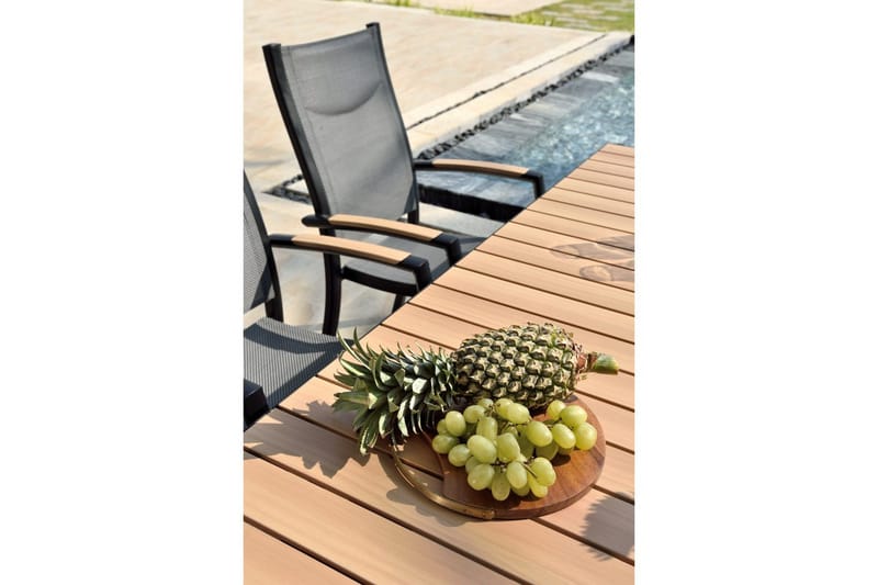 Udendørs møbelgruppe Lifestyle Garden Panama 200 cm 6 stablebare stole - 6 stablebare stole - Havemøbler - Udendørsgruppe - Havesæt