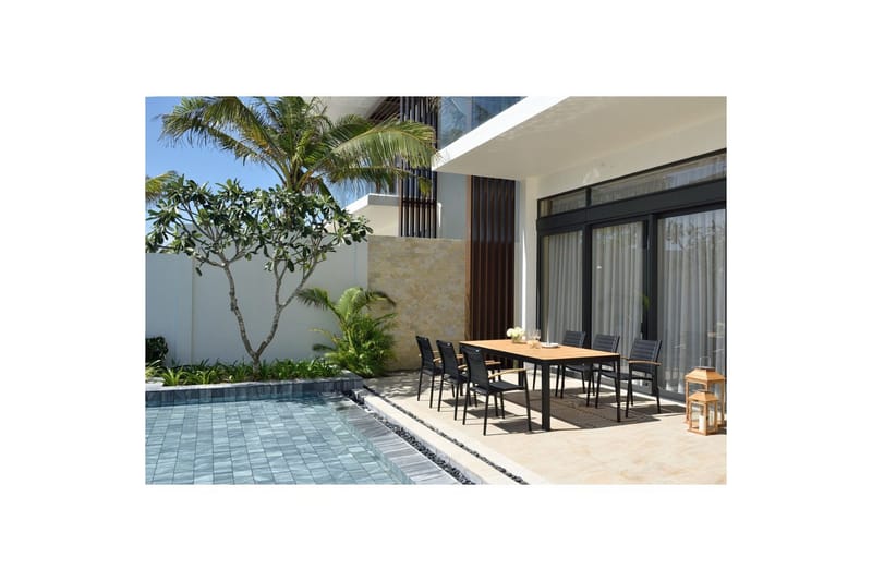 Udendørs møbelgruppe Lifestyle Garden Portals 209 cm 6 små carverstole - 6 små carverstole - Havemøbler - Udendørsgruppe - Havesæt