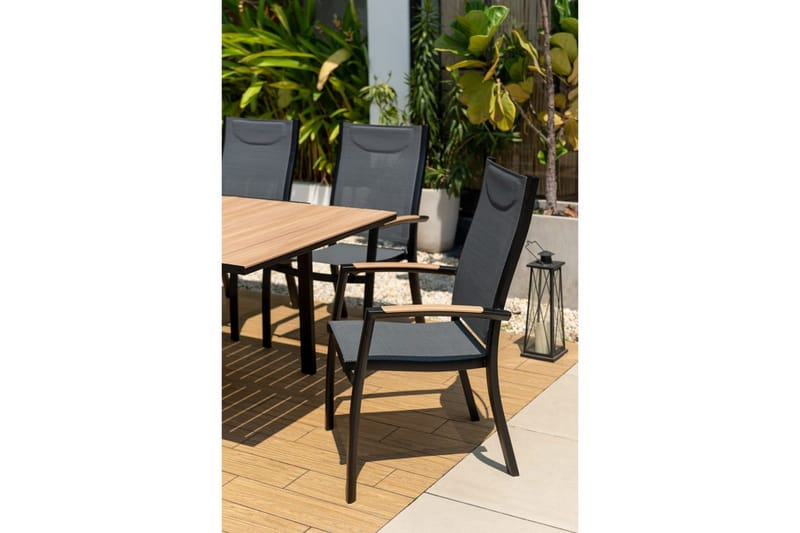 Udendørs møbelgruppe Lifestyle Garden Panama 210-300 cm 10 stabelbar stol - 10 stabelbar stol - Havemøbler - Udendørsgruppe - Havesæt